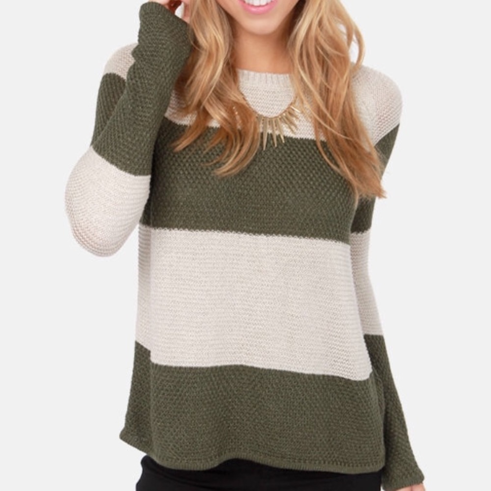 An Olive & Oak sweater.